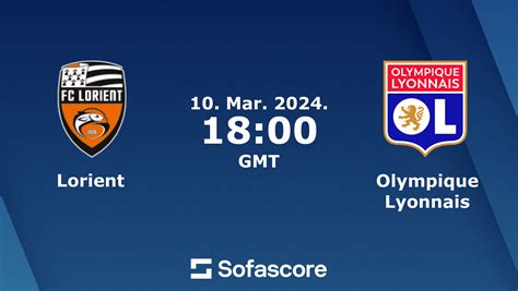 fc lorient vs olympique lyon lineups